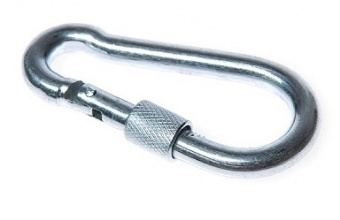 Карабин пожарный с фиксатором М8 DIN 5299 D (1 шт)