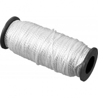 Шнур крученый капроновый 2 мм х 50 м СИБИН