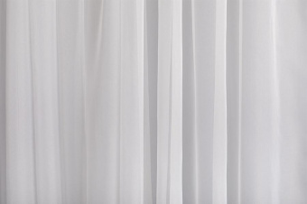 Тюль Вуаль 500х260 с утяжелителем белый LEGRAND1