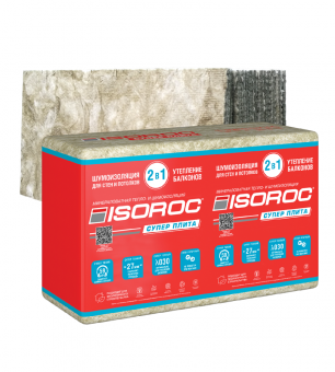 Утеплитель минеральный 50х600х1200 мм ISOROC Ультралайт 5,76 м2