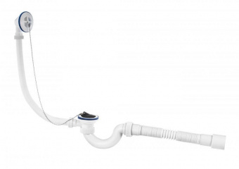 Сифон для ванны Элит Мини с пластиковыми чашками 70 мм 1 1/2" ВИРПЛАСТ 