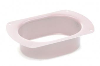 Воронка врезная для металлического водостока белый RAL 9003 GRANDLINE Vortex