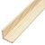 уголок деревянный гладкий хвоя 30х30х2500 мм