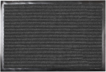 Коврик придверный влаговпитывающий 80х120 см серый FLOORMAT Комфорт