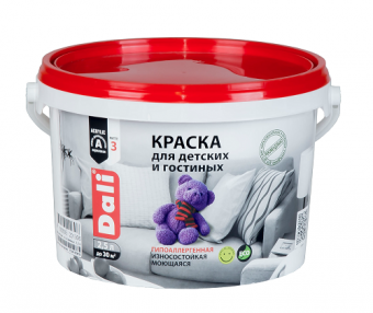 Краска для детских и гостиных акриловая 5 л DALI