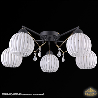 Люстра потолочная 5 ламп Е27 ILLUMICO IL8979-5CSQ-29