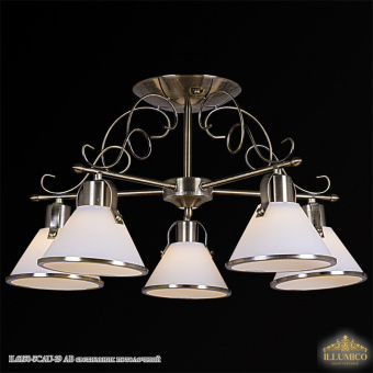 Люстра потолочная 5 ламп Е27 ILLUMICO IL6150-CAU-19