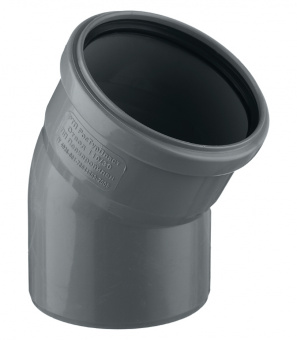 Отвод канализационный внутренний 110 мм 30° VALFEX
