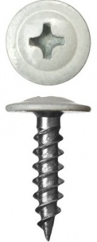 Саморез с прессшайбой острый 4,2х16 мм белый RAL9003 (320 шт)