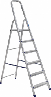 Стремянка алюминиевая 6 ступеней ALUMET