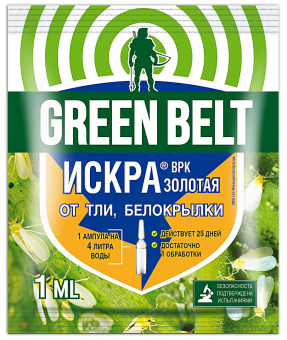 Средство защиты растений от насекомых Искра Золотая 1 мл GREEN BELT