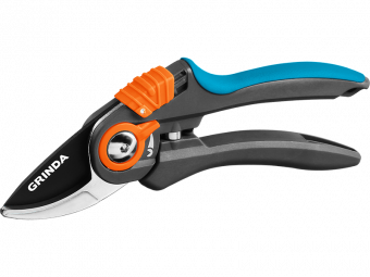 Секатор плоскостной с двухкомпонентными ручками 210 мм GRINDA PRO-Line P-59