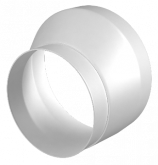 Соединитель пластиковый белый 100х125 мм ERA