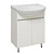 тумба 600 мм напольная лада белая с раковиной уют 60 runo