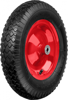 Колесо для тачки пневматическое 380 мм х 16 мм ЗУБР КП-1