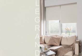 Рулонная штора 42,5х175 Блэкаут экрю LEGRAND3
