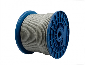 Трос стальной оцинкованный 4 мм DIN 3055