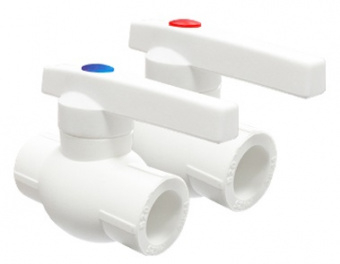 Кран полипропиленовый шаровой 40 мм VALFEX Optima