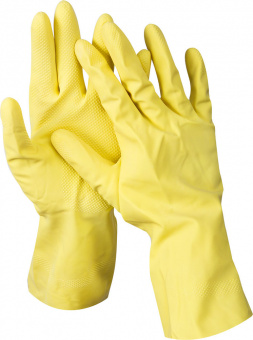 Перчатки резиновые латексные L DEXX