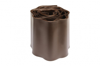 Лента бордюрная коричневая 15 см х 9 м GRINDA