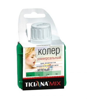 Колер зеленый 80 мл TICIANA
