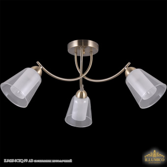 Люстра потолочная 3 лампы Е14 ILLUMICO IL9415-3CSQ-79