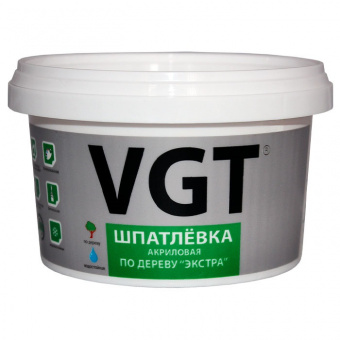 Шпатлевка акриловая по дереву сосна 1 кг VGT