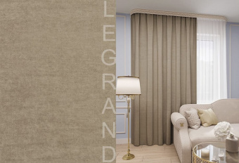 Портьера Канвас 150х260 латте LEGRAND2