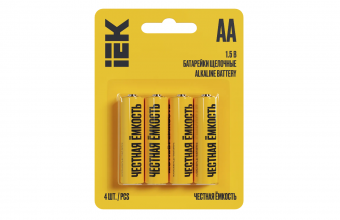 Батарейка AA алкалиновая IEK Alkaline (4 шт)