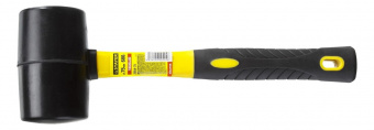 Киянка резиновая черная с фиберглассовой ручкой 680 г STAYER Profi