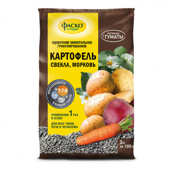 Удобрение минеральное гранулированное Картофель 3 кг ФАСКО