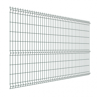 Панель заборная 3D 1530х2500х3,3 мм зеленый RAL 6005 GRANDLINE Light