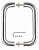 ручка-скоба ph-21-25/200-inox (нержавейка) fuaro