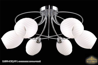 Люстра потолочная 6 ламп Е27 ILLUMICO IL8578-6CSQ-79