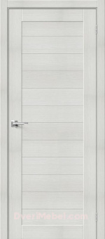 Дверное полотно Porta X - 21 экошпон 200х800 см Bianco veralinga ELPORTA