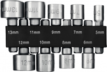 Набор бит с торцевыми головками (9 шт) STAYER