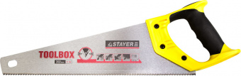 Ножовка по дереву мелкий зуб 350 мм STAYER Toolbox