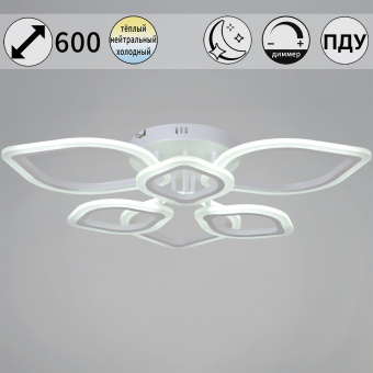 Светильник светодиодный потолочный 114 Вт RELUCE 02303-0.3-3+3 WH