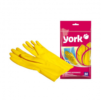 Перчатки резиновые латексные M YORK