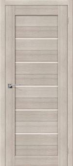 Дверное полотно DIM E - 22 экошпон 200х80 см Cappuccino white fog ELPORTA