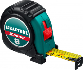 Рулетка 8 м х 25 мм KRAFTOOL X-Drive