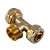 тройник обжимной переходной 20 х 20 мм х 3/4" нр valfex