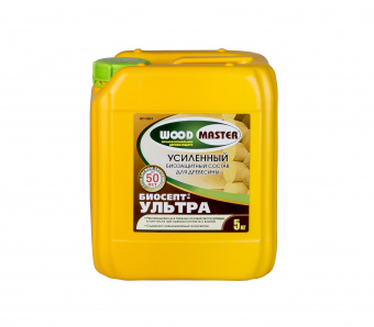 Состав антисептический для древесины БИОСЕПТ-УЛЬТРА 5 кг WOODMASTER