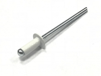 Заклепки алюминиевые 4,0 х 10 мм белый RAL 9003 STAYER Profi (50 шт)