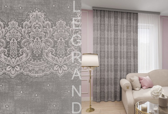 Портьера Канвас 150х260 пион LEGRAND