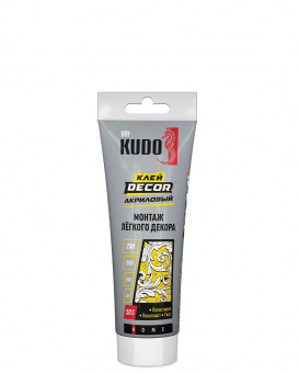 Монтажный клей акриловый для декора 200 мл KUDO Decor