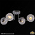 люстра потолочная 4 лампы е27 illumico il8208-4cou-79 wh cr