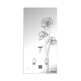 Колонка газовая NEVA 4510 Glass цветок черный