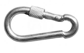 Карабин пожарный с фиксатором М6 DIN 5299 D (1 шт)