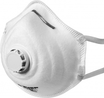 Полумаска коническая FFP3 с клапаном ЗУБР ФК-99